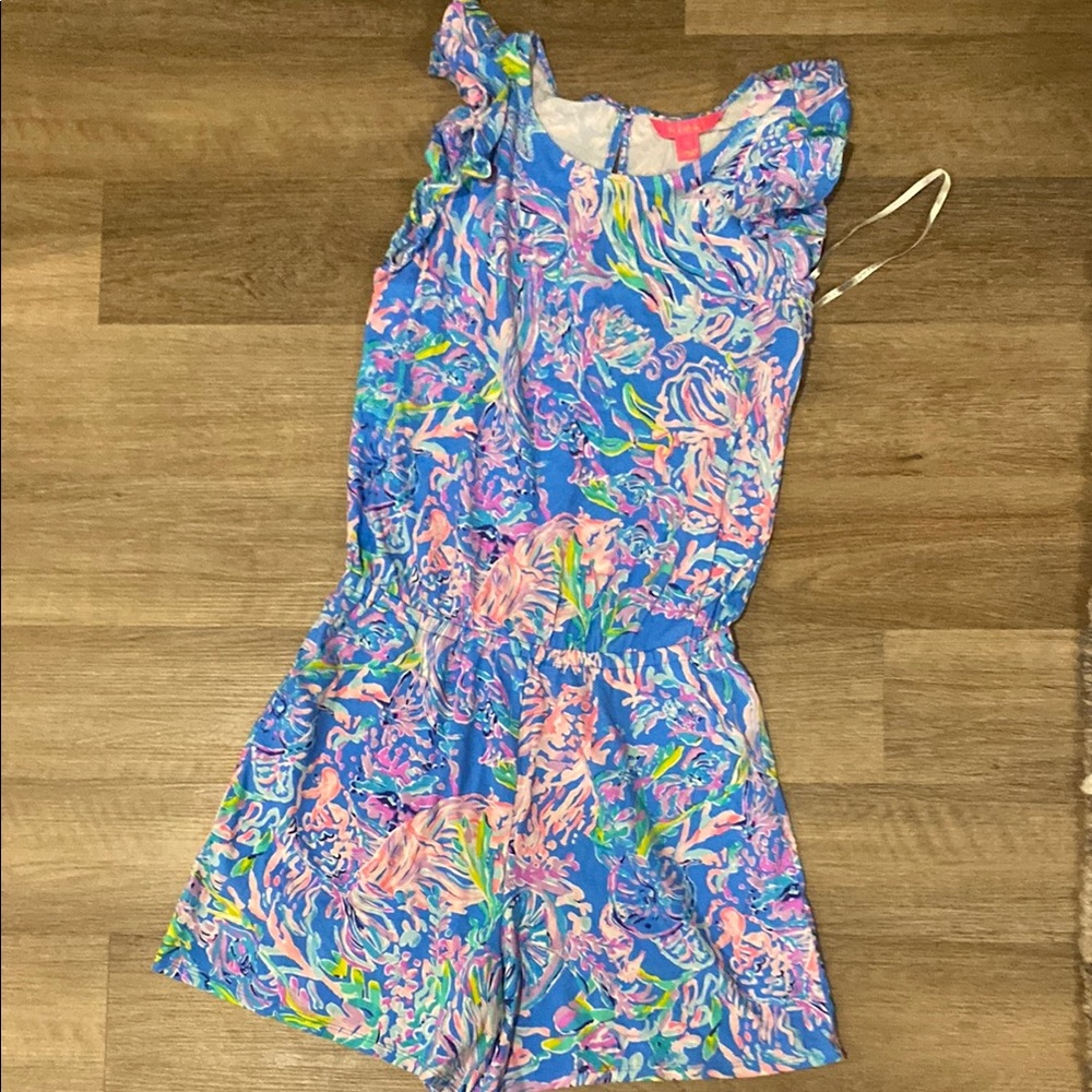 Lilly Pulitzer Sleeveless Patsi Romper sz small multi all together now